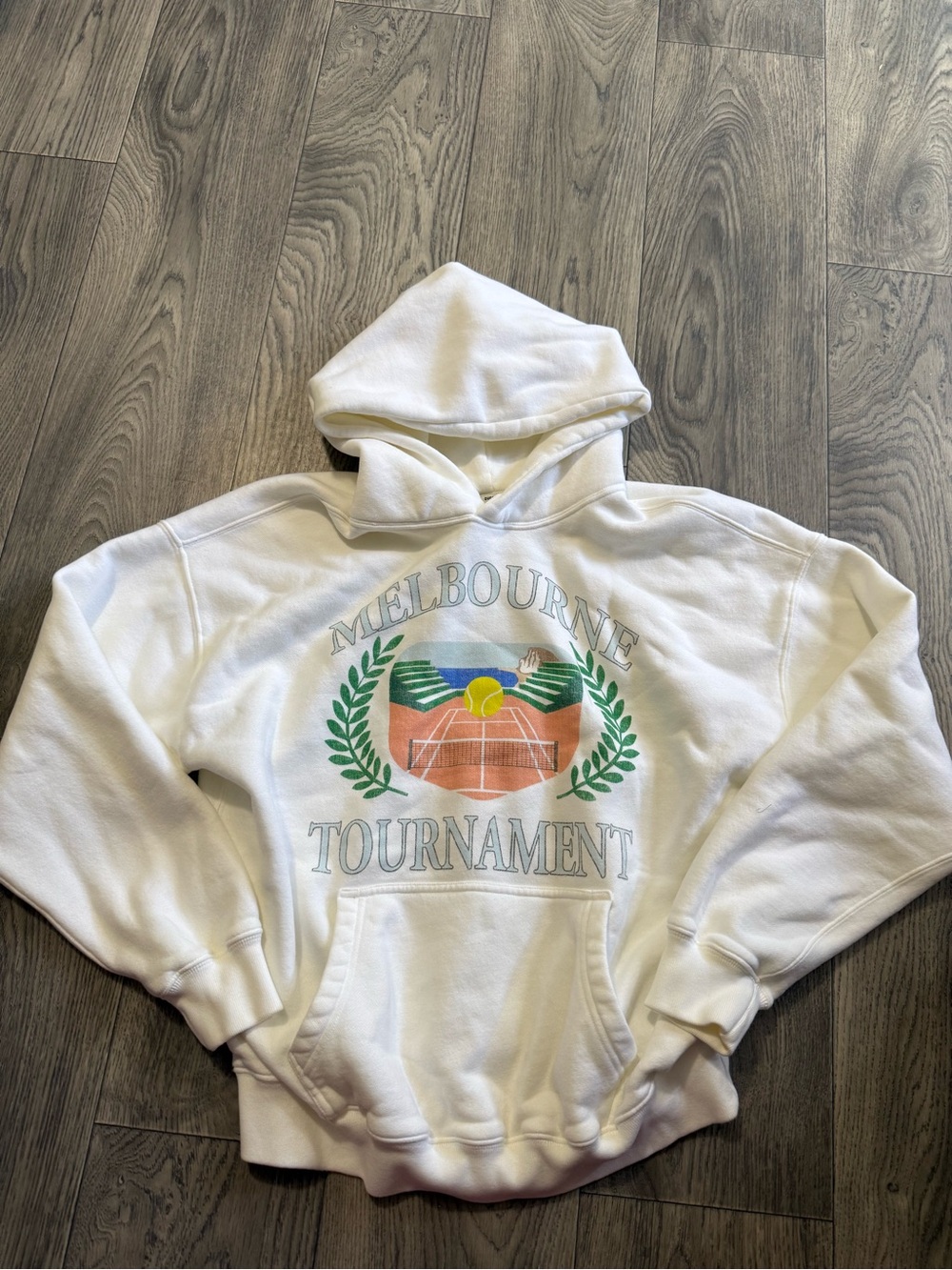Abercrombie & Fitch Soft A&F Fleece Oversized Melbourne Tournament Hoodie